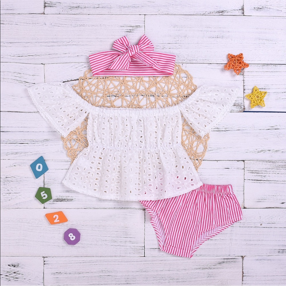 Baby girl matching set